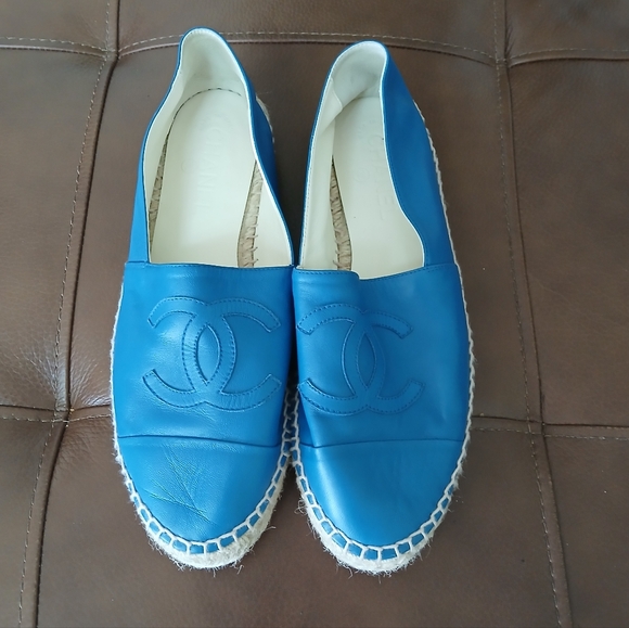 CHANEL Shoes - Chanel Leather‎ espadrilles